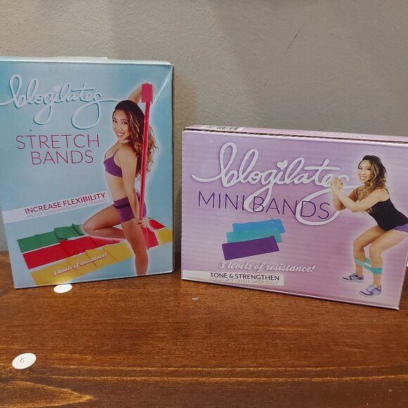 Retro Blogilates Stretch Bands & Mini Bands - Picture 1 of 4